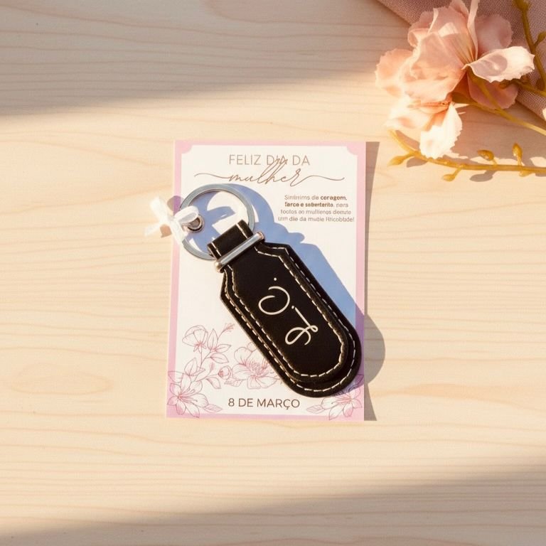Chaveiro Personalizado Preto