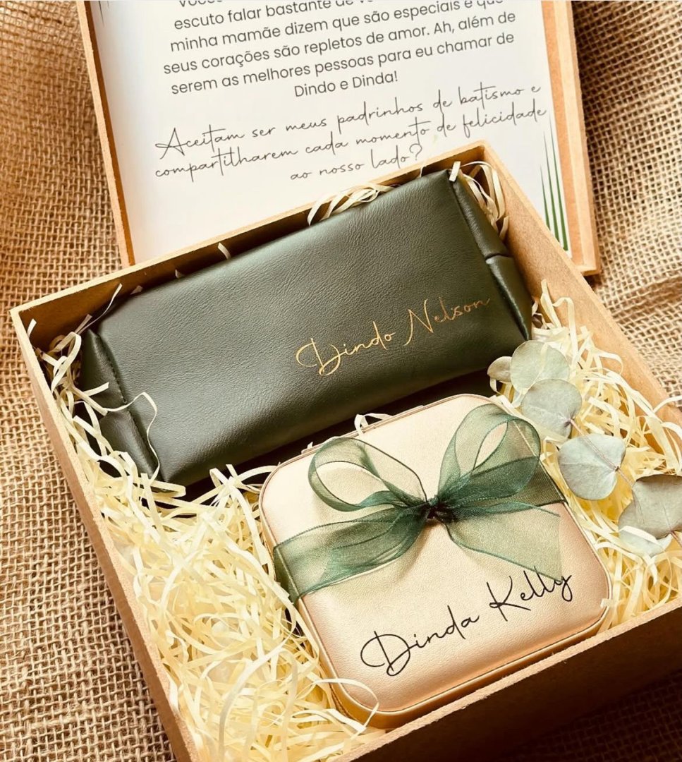 Kit Convite Nécessaire + Porta-joias