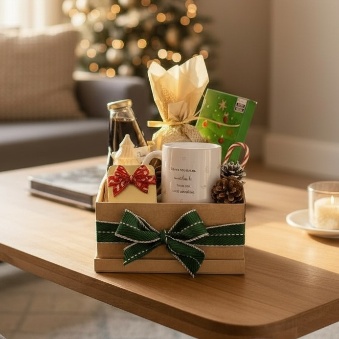 Kit Caneca + Panetone + Vela de Natal