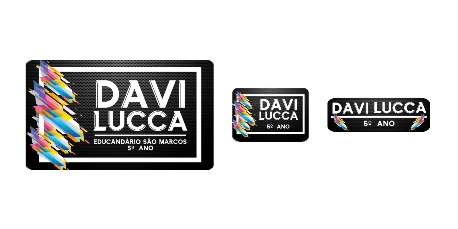 Etiqueta Abstrato Geométrico