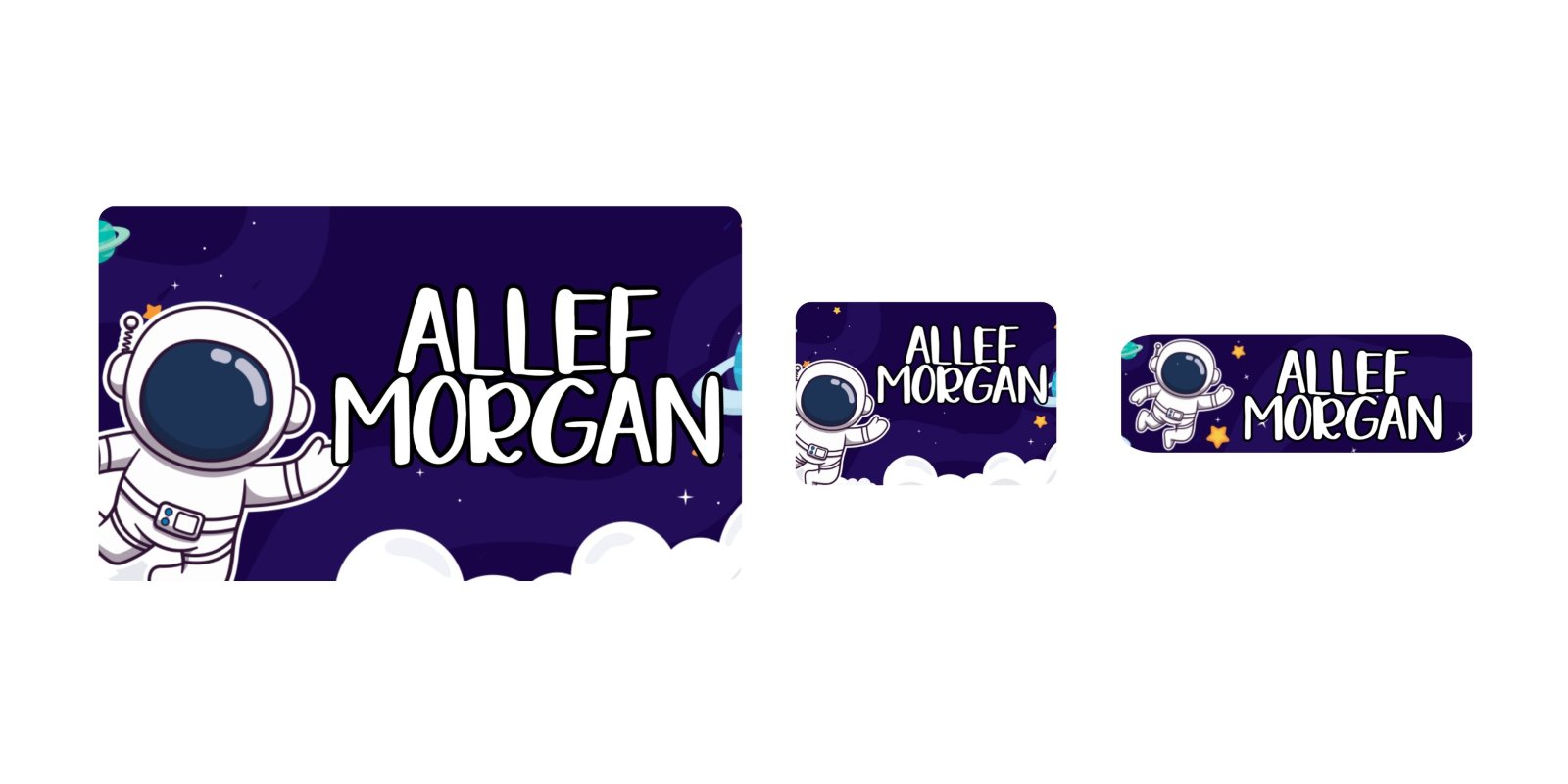 Etiqueta Astronauta #1