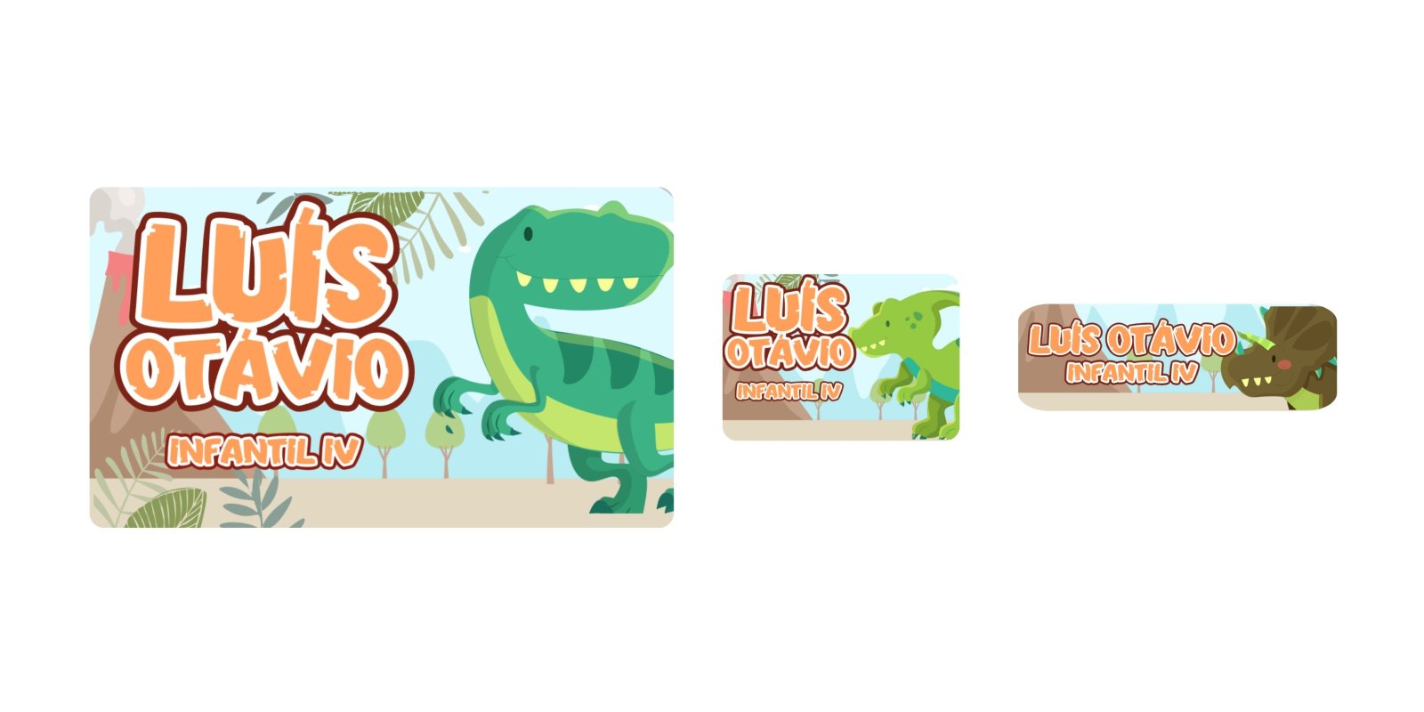 Etiqueta Dinossauros #1