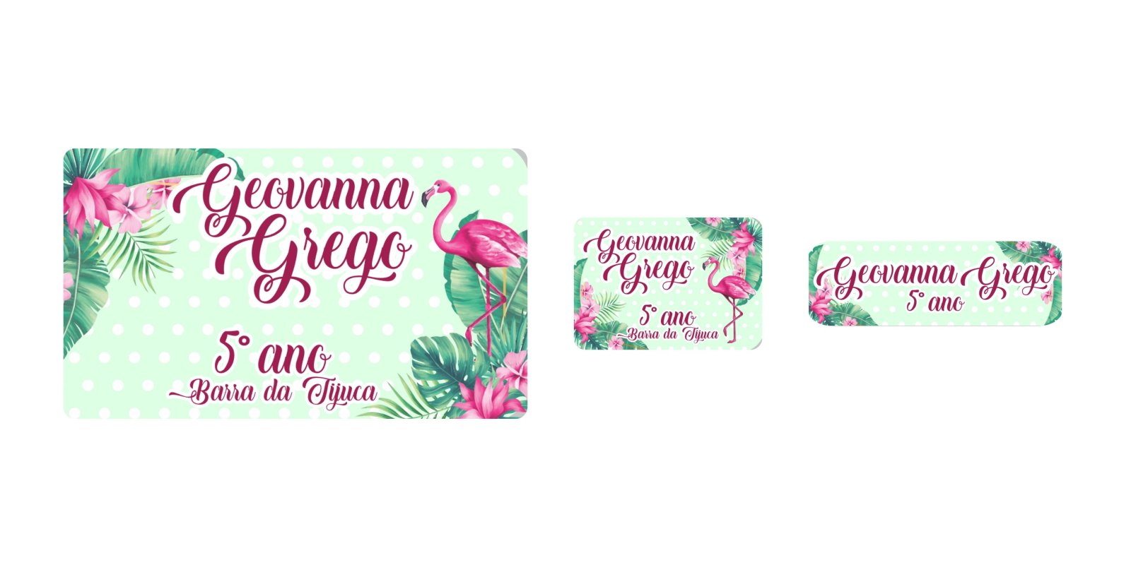 Etiqueta Flamingo #1