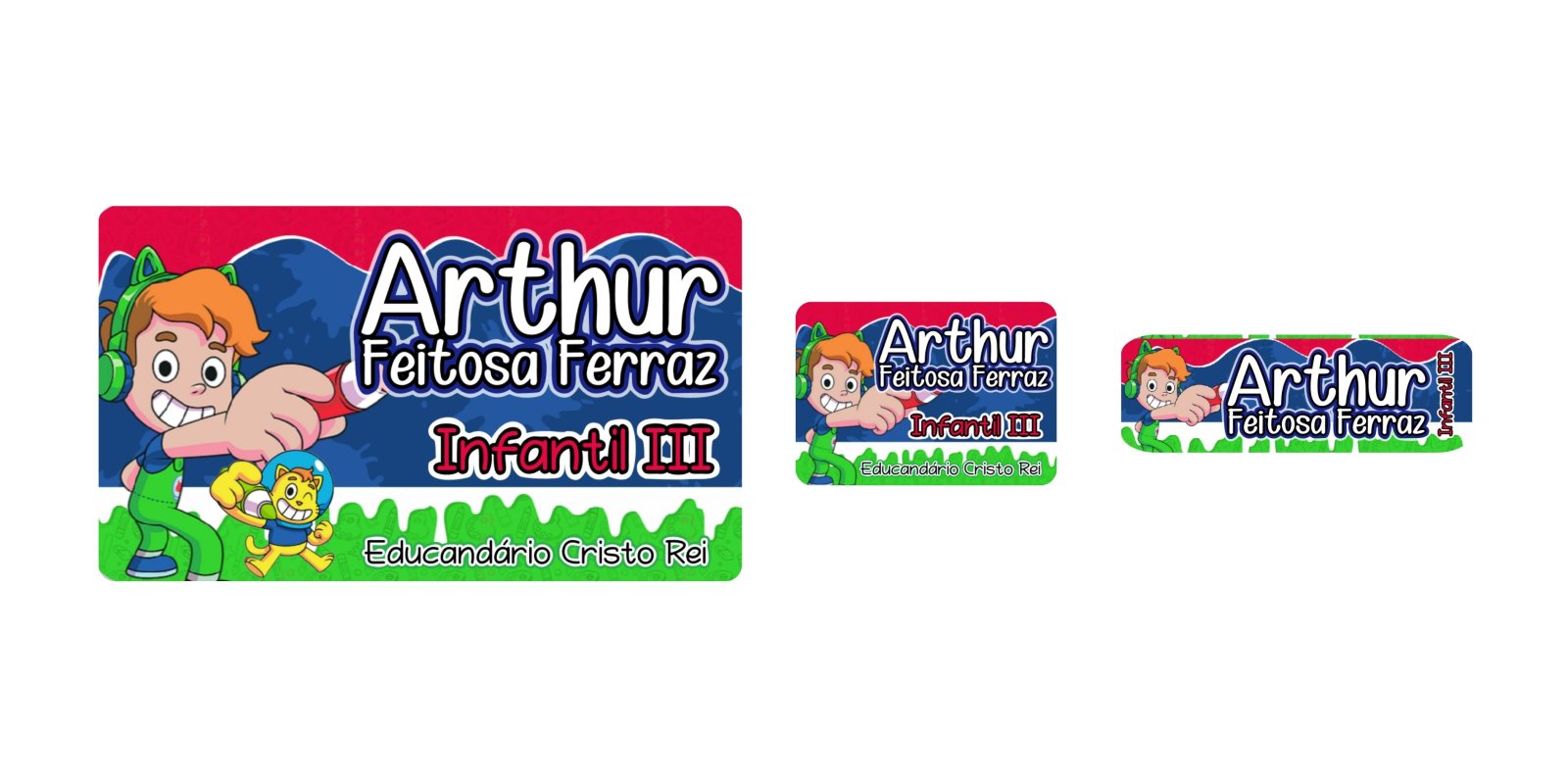 Etiqueta Gato Galáctico #1