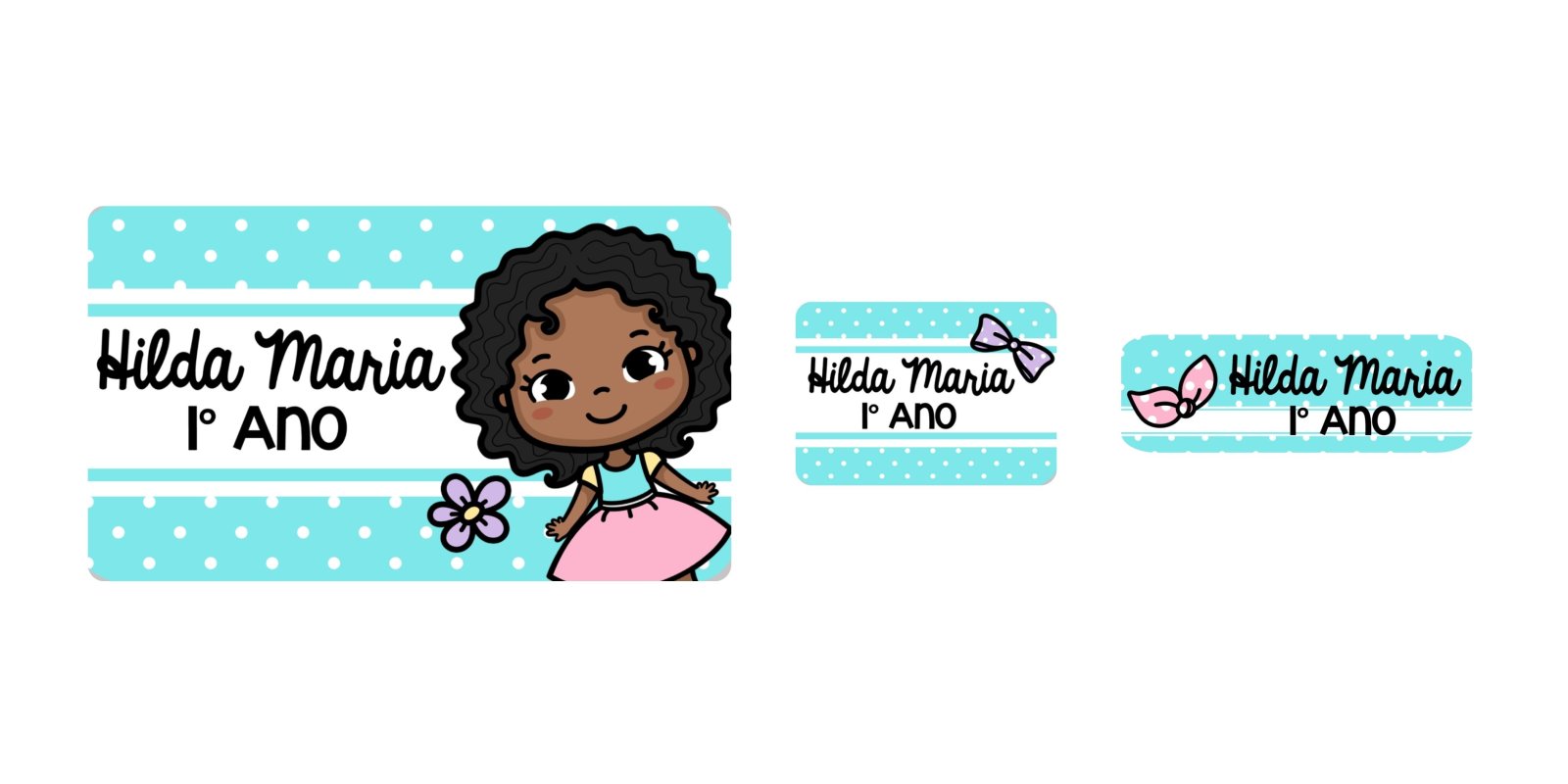 Etiqueta Menina Cacheada #1