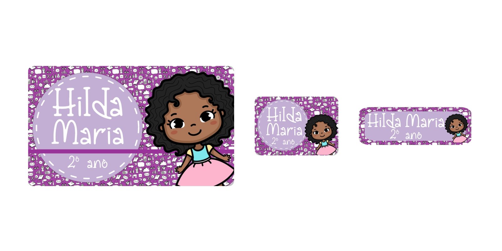 Etiqueta Menina Cacheada #2