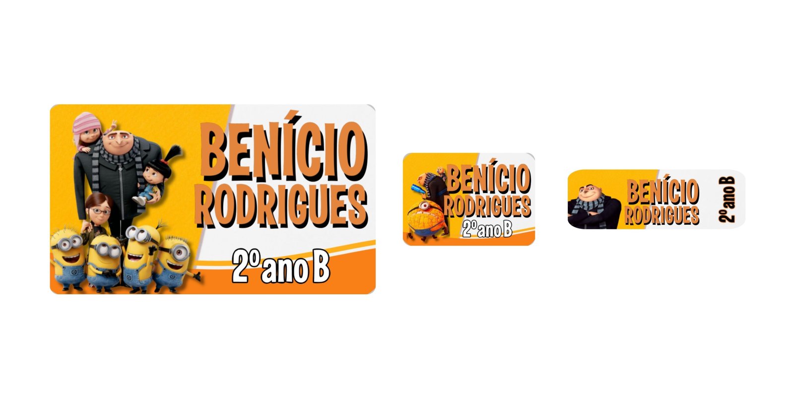 Etiqueta Meu Malvado Favorito #1