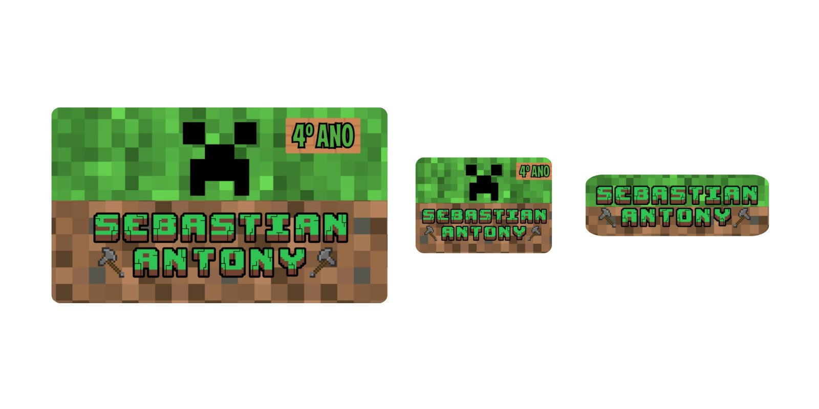 Etiqueta Minecraft #2