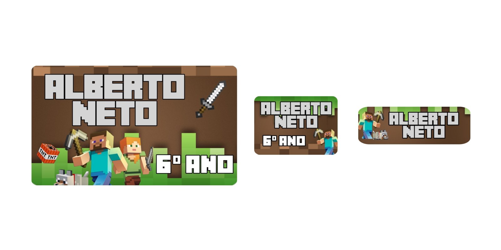 Etiqueta Minecraft #3