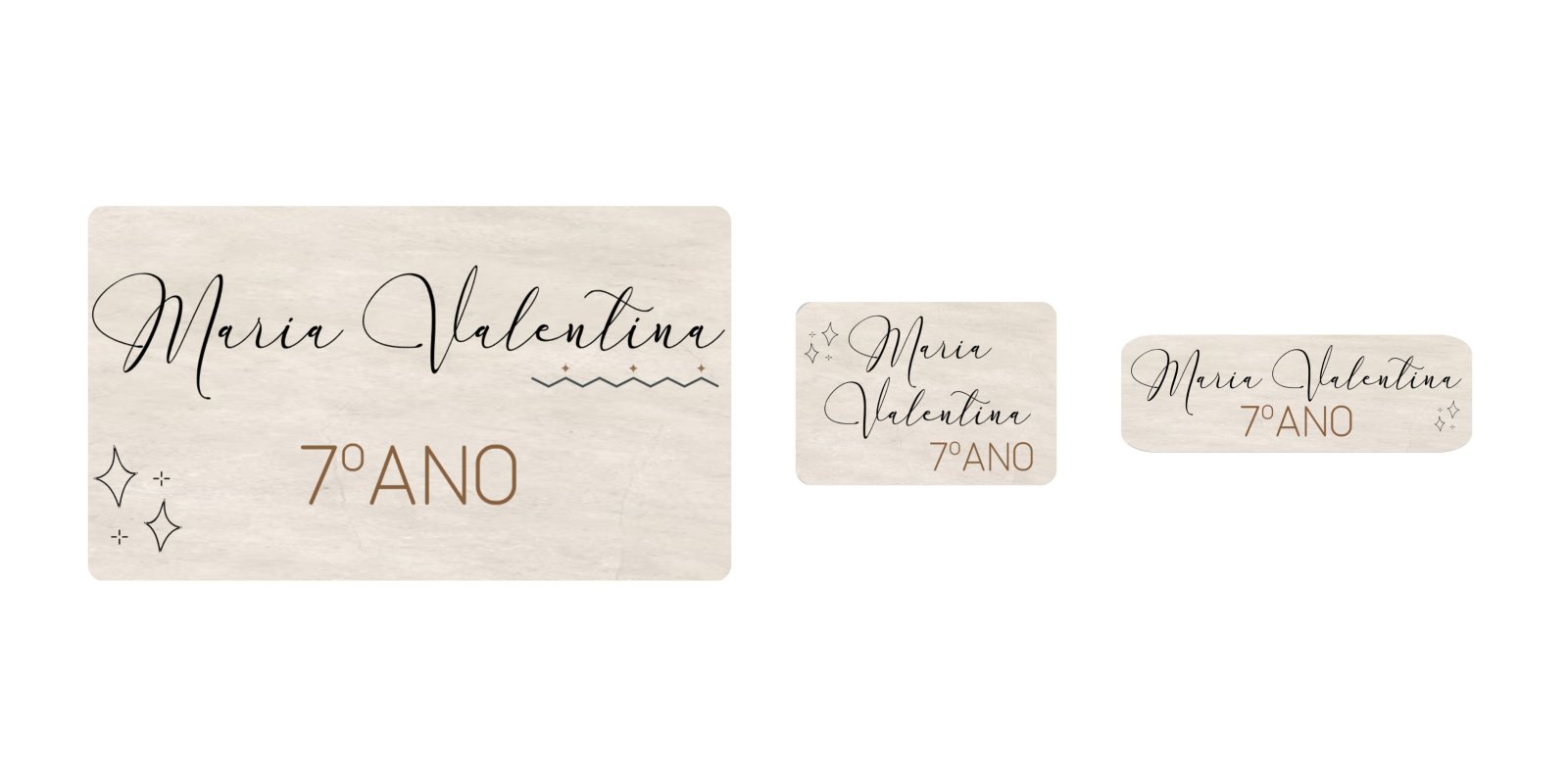 Etiqueta Minimalista #1