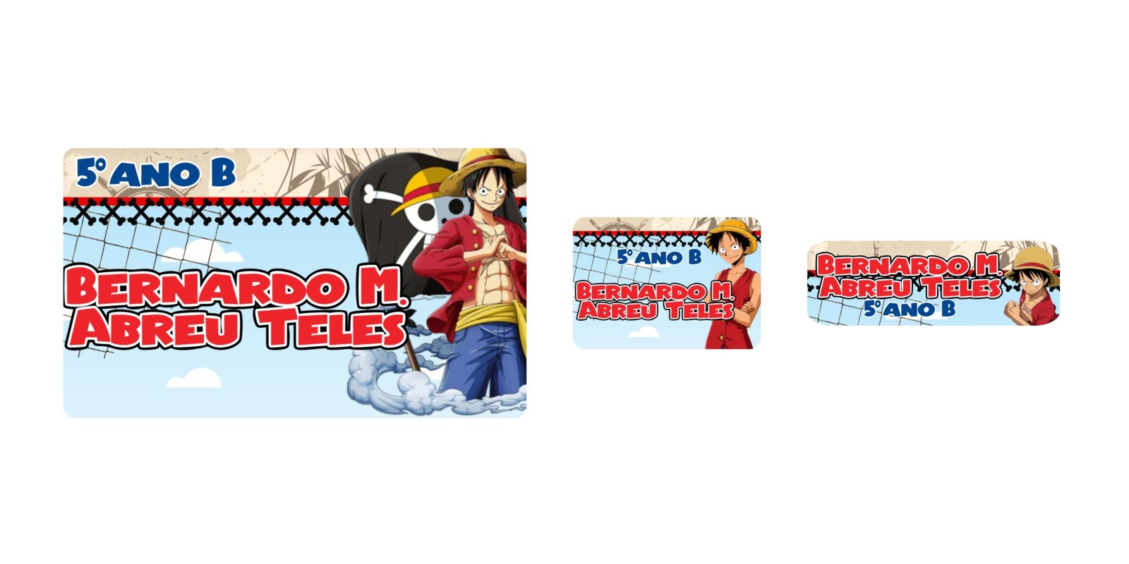 Etiqueta One Piece #1