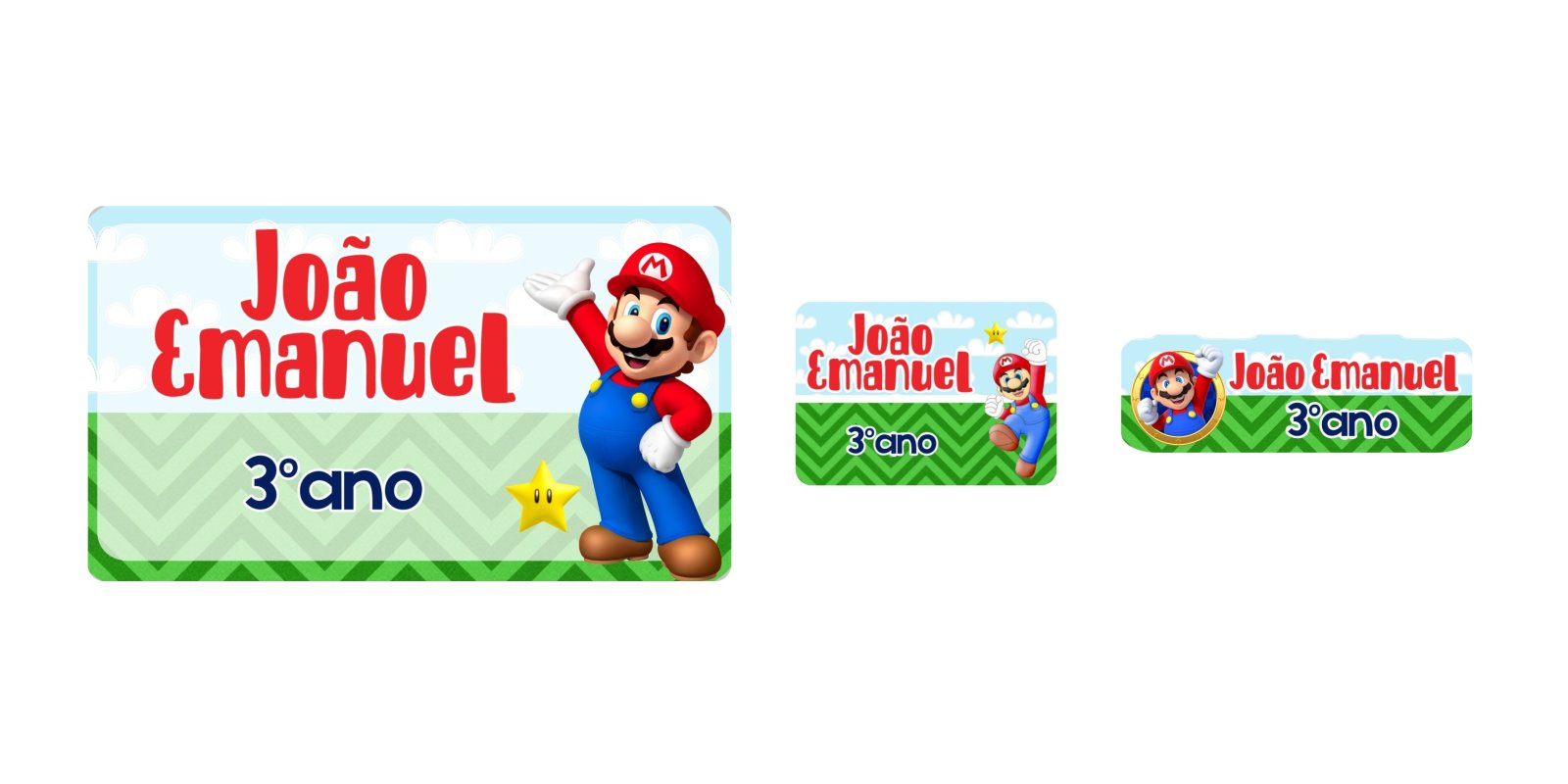 Etiqueta Super Mário #1