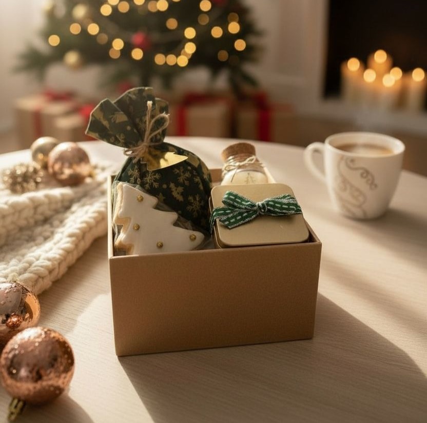 Kit Caixa Panetone com Vela