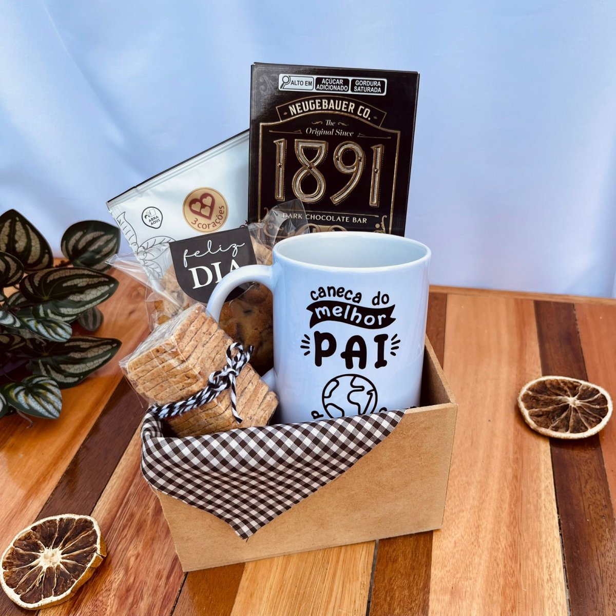 Kit Caneca + Cookie + Chocolate