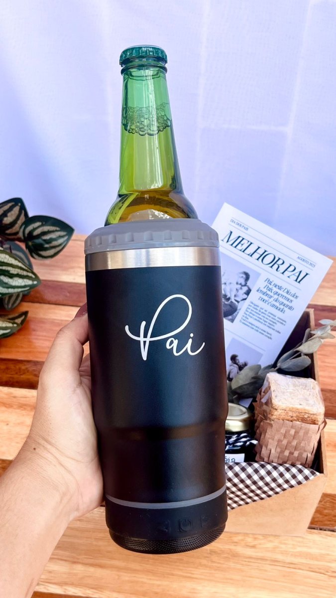 Kit Caneca Térmico com Som 