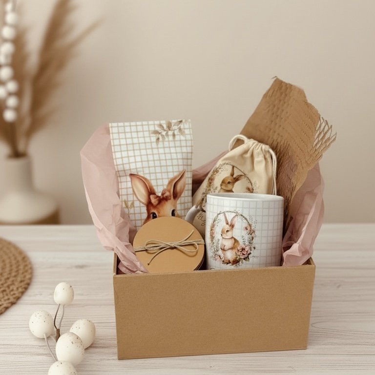 Kit Páscoa Caneca + latinha com trufas