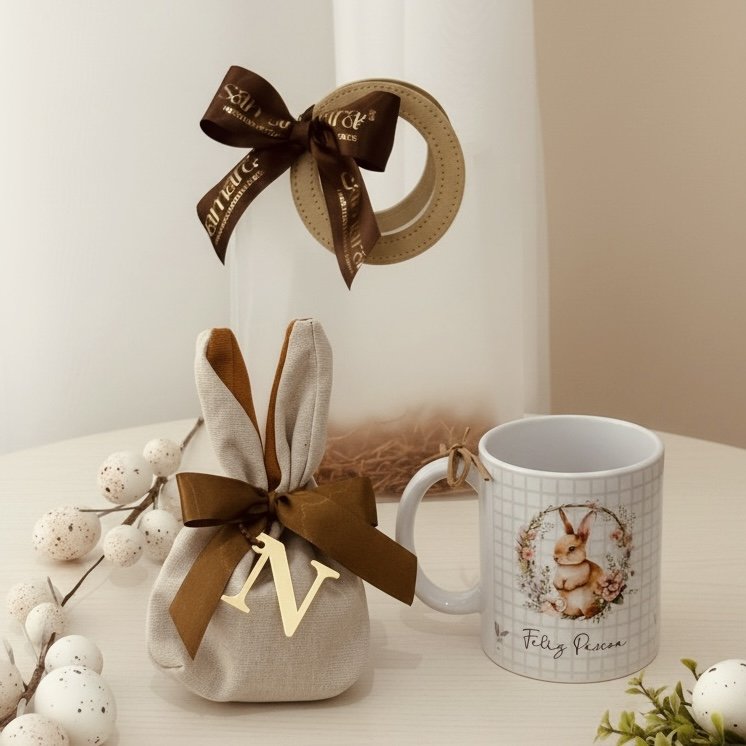 Kit Páscoa Caneca + Cookie