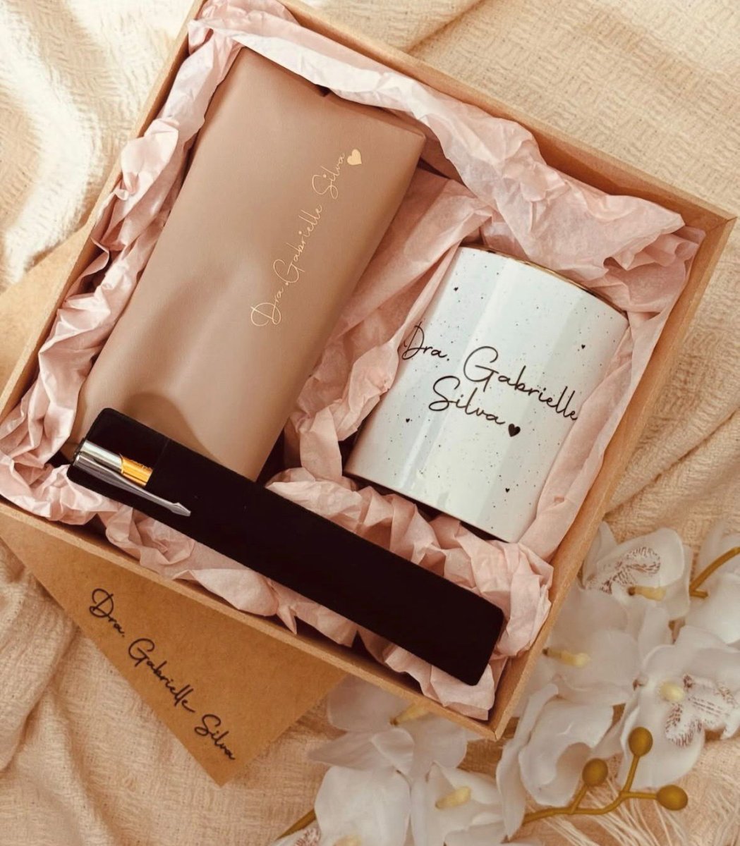 Kit Necessaire + Caneca + Caneta