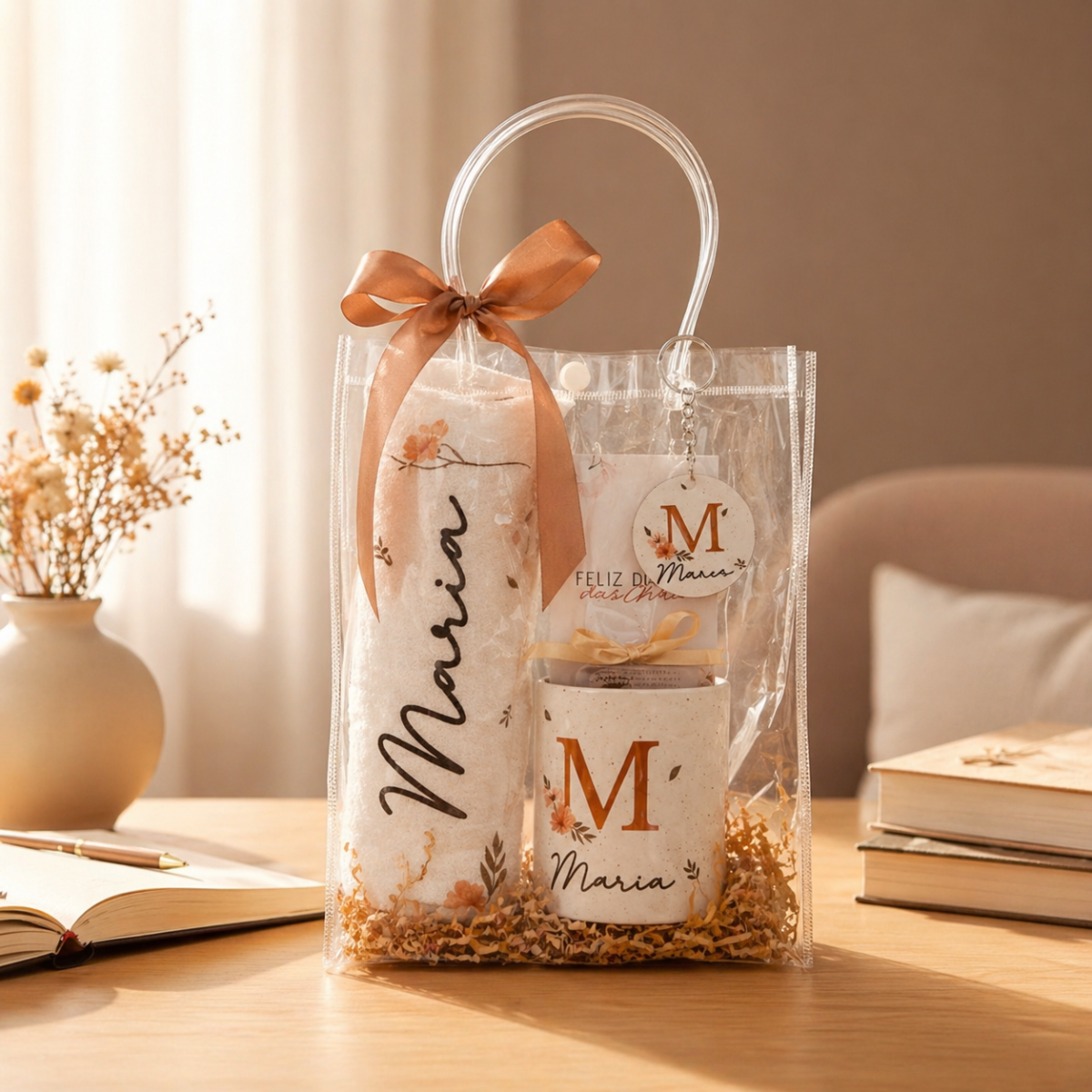 Kit Toalha + Caneca + Chaveiro