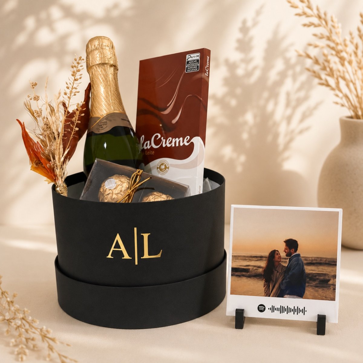 Kit Espumante + Azulejo com foto