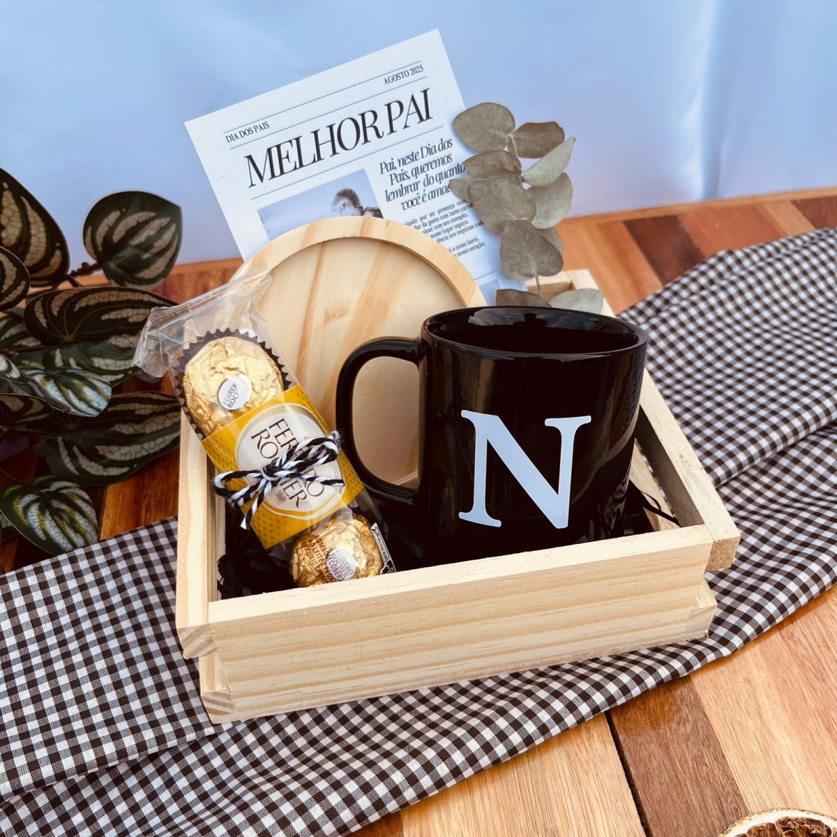 Kit Caneca Preta personalizada