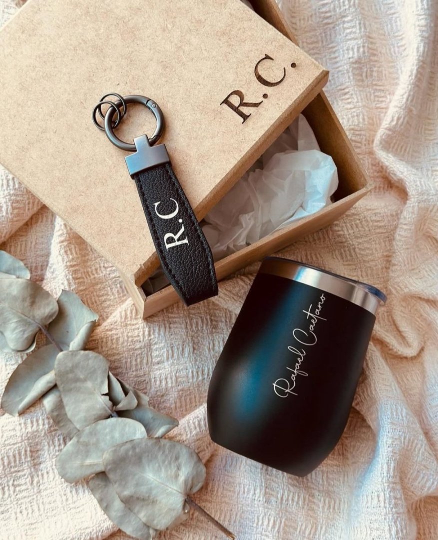 Kit Copo térmico + Chaveiro